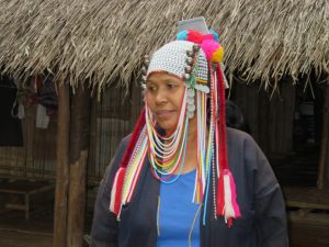 Woman of one of the Hill Tribes of Thailand